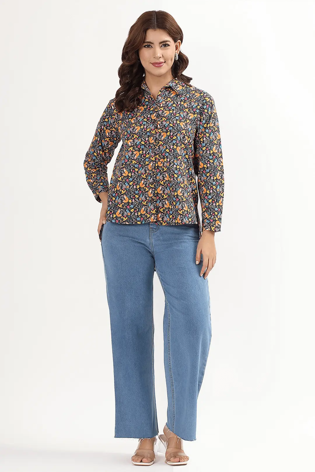 Floral Whiskers Feeding Shirt