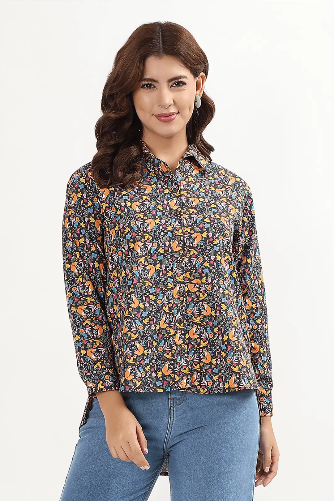 Floral Whiskers Feeding Shirt