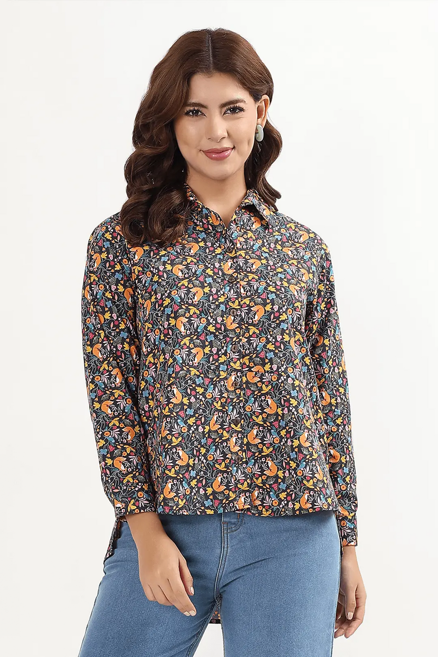 Floral Whiskers Feeding Shirt