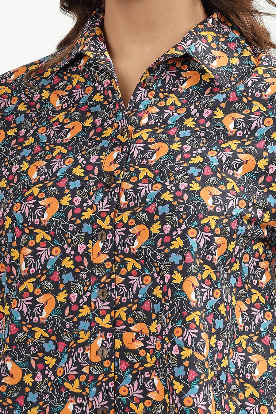 Floral Whiskers Feeding Shirt