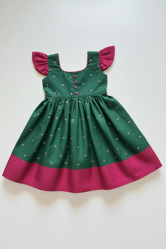 Pine Anvi Girl Frock