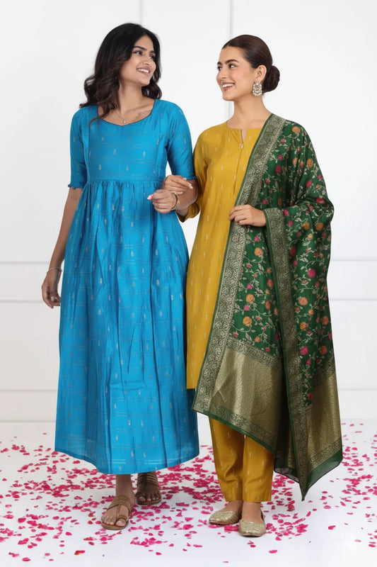 Indra Feeding Dress & Haridra Feeding Suit Set