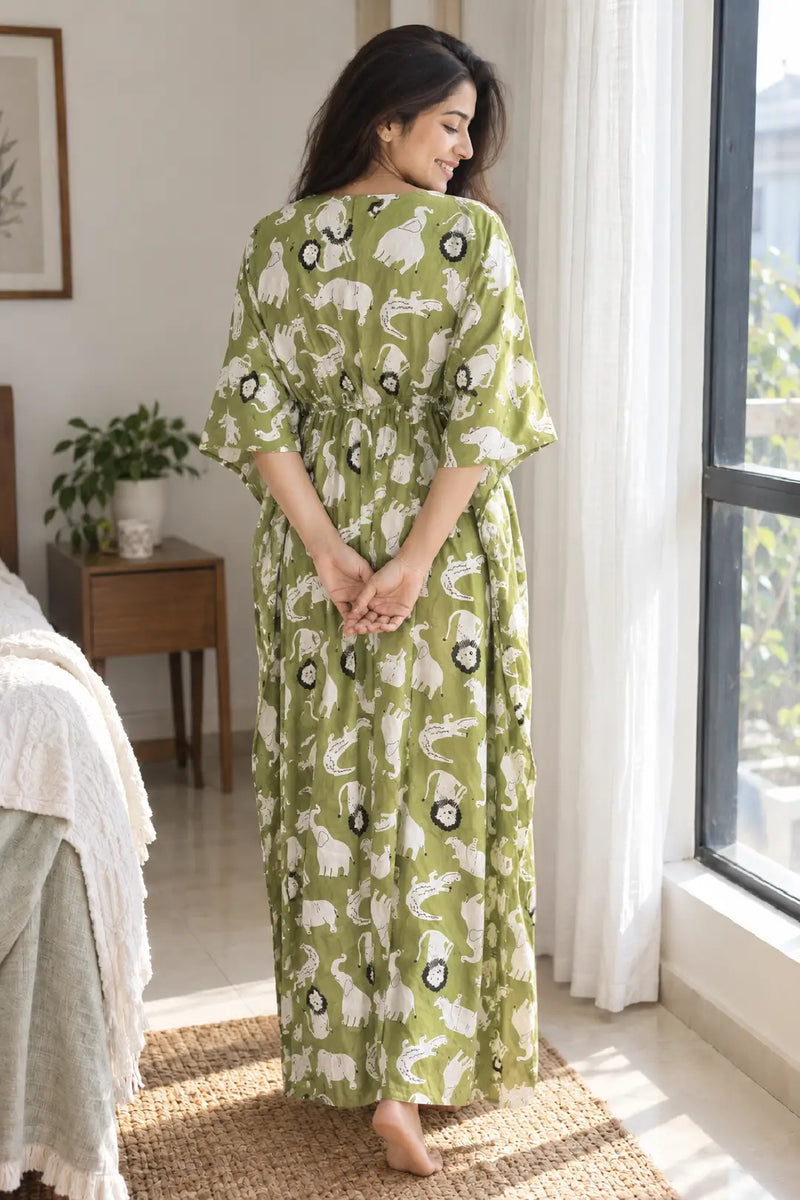 Jungle Trail Feeding Kaftan