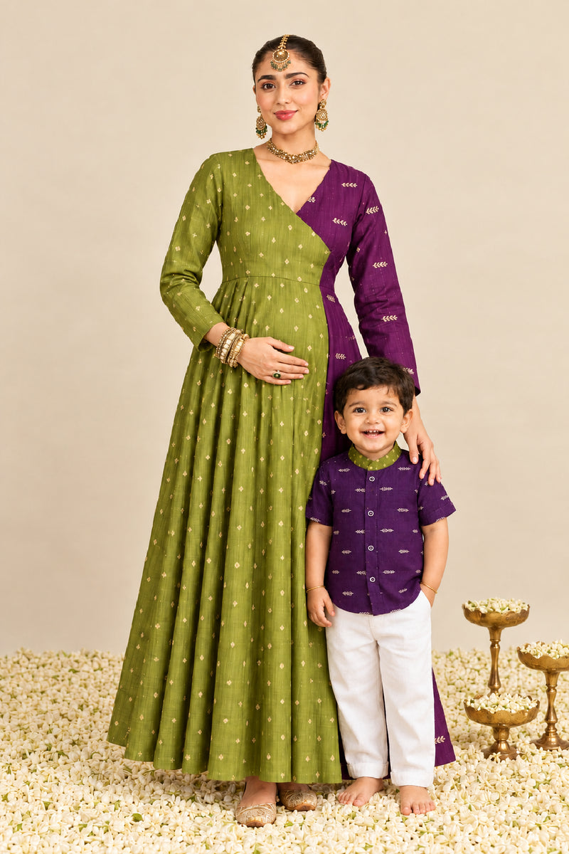 Kayal Mom and Son Twinning combo