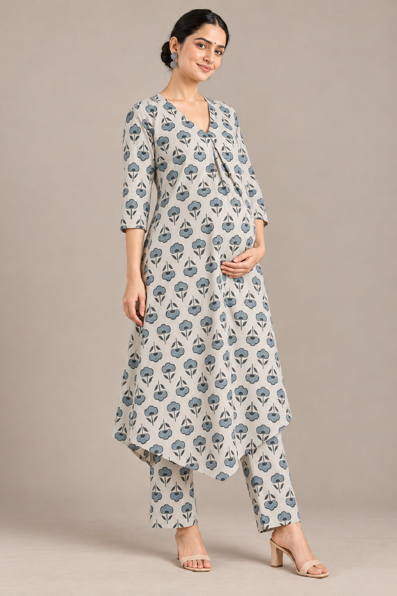 Koyal Maternity Feeding Co-ord Set