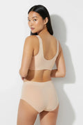 V-Neck Maternity Bamboo Bra – Winter Beige