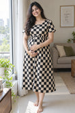 Midnight Tiles  Zipless Feeding Gown