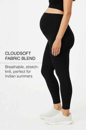 Cloud Bump Support Leggings(Black)