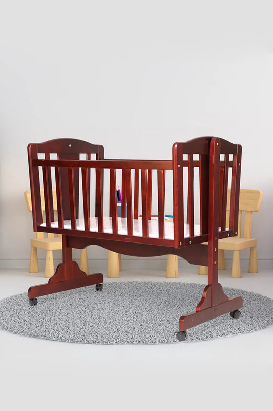 Dream Time Wooden Crib and Cradle for Newborn Bedding Set