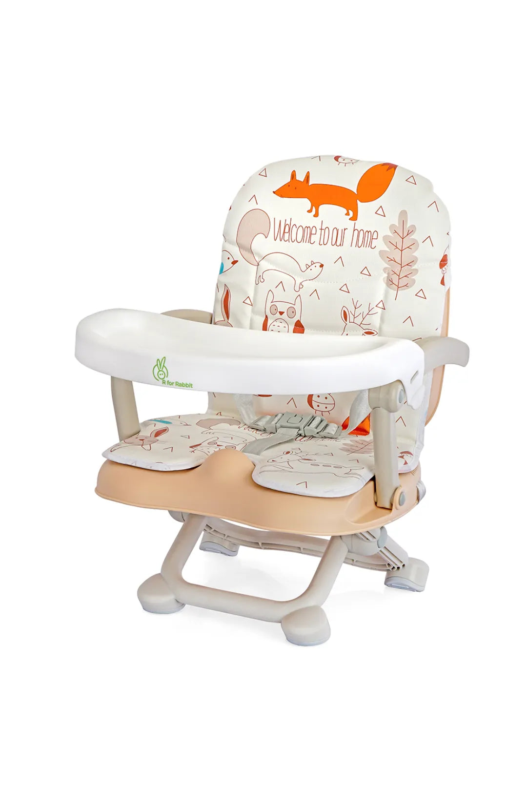 Candy Pop 2 in 1 Booster Chair with Safety Belt and Removable Dining Tray for Baby