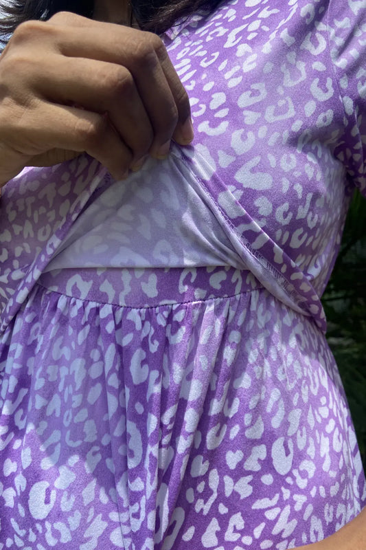 Wild Orchid Zipless Feeding Dress