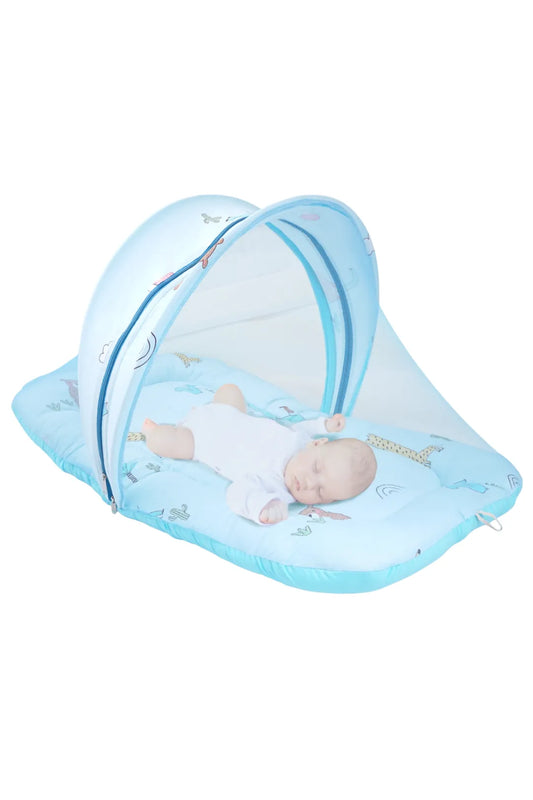Snuggy Safari Travel Friendly Baby Sleeping Bed with Mosquito Net