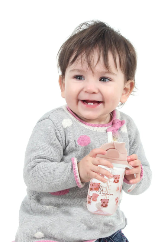 Premium Bubble Straw Baby Sipper Bottle