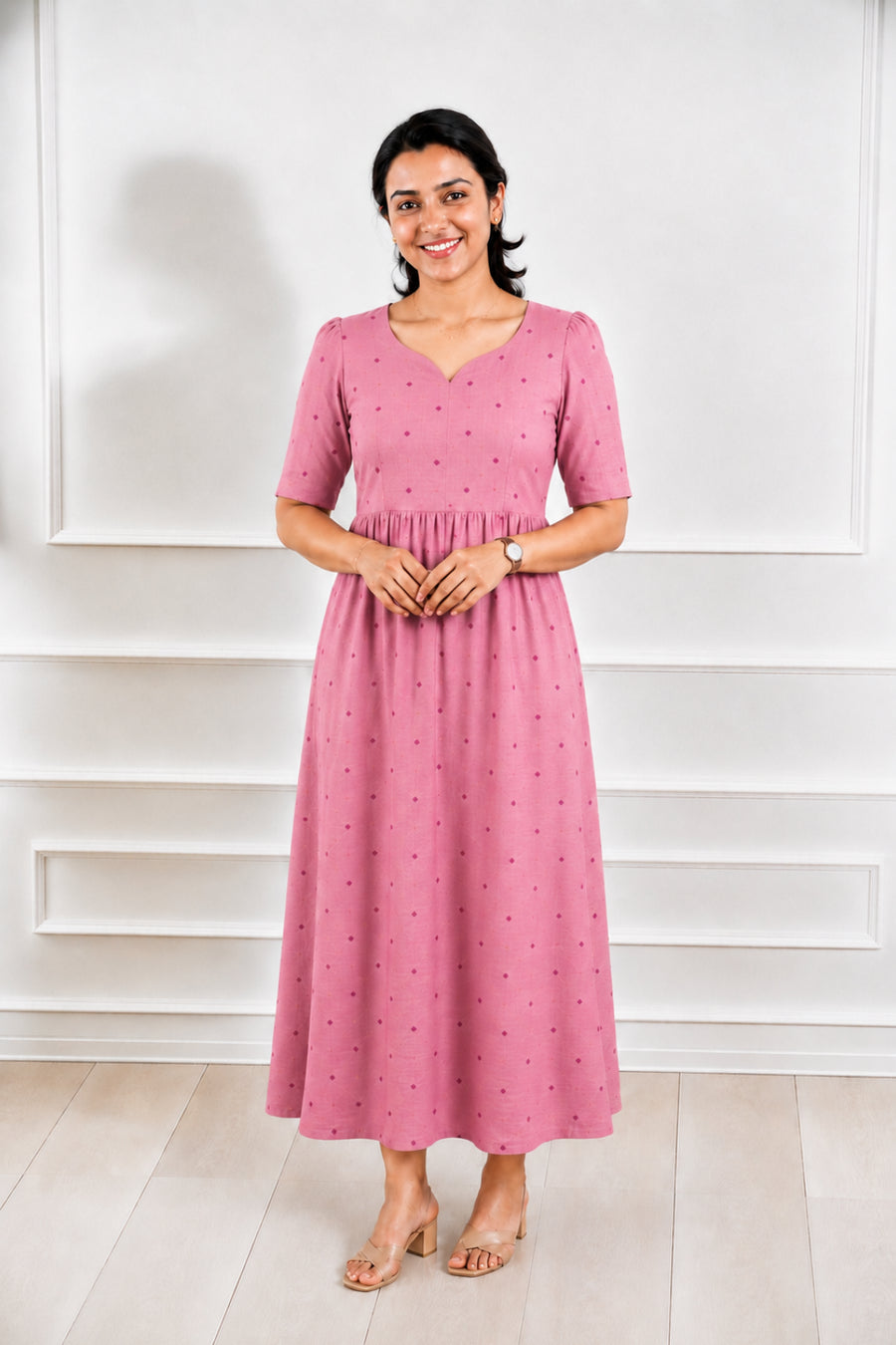 Aavika Butti Feeding Dress