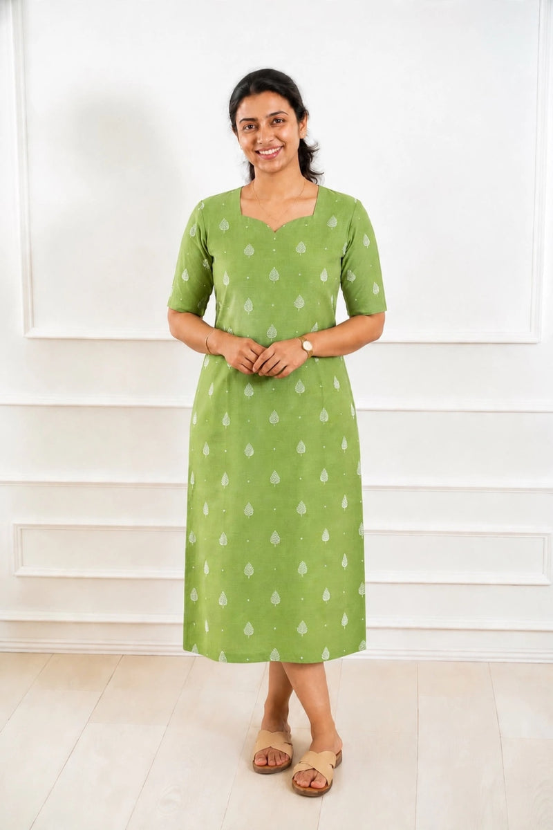 Spring Leaf Feeding Dress