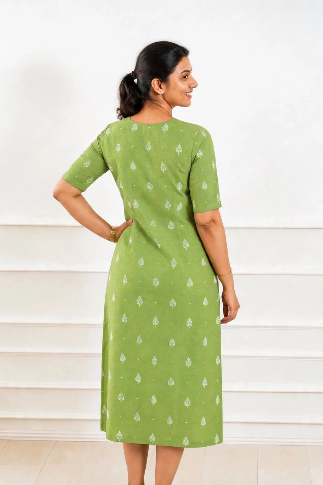 Spring Leaf Feeding Dress
