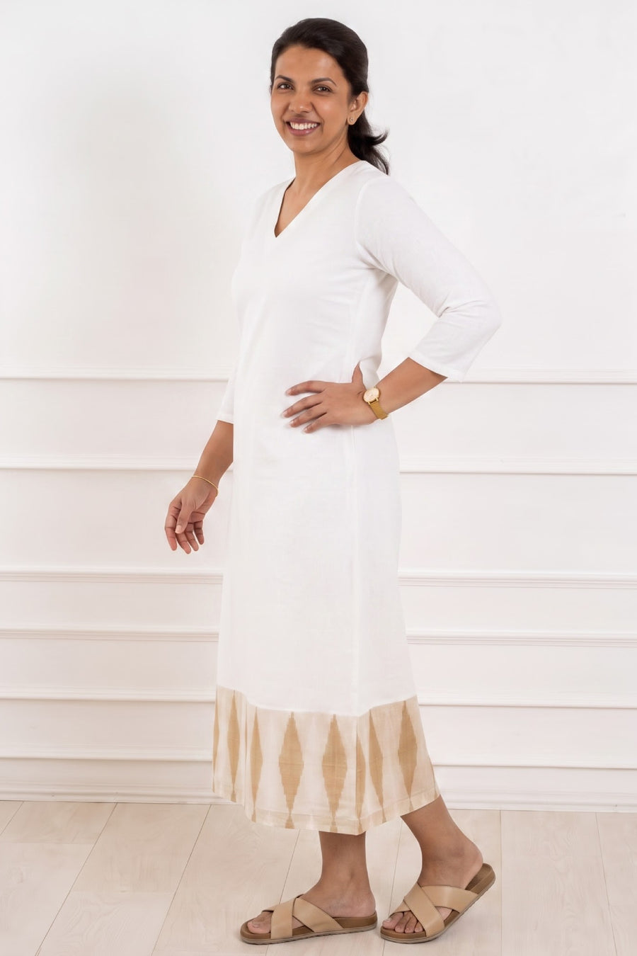 Ira Gold Feeding Dress