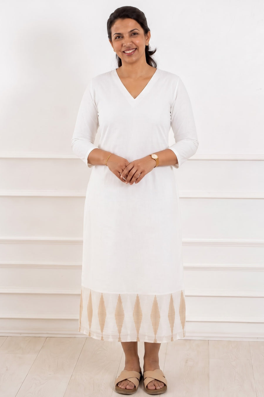 Ira Gold Feeding Dress