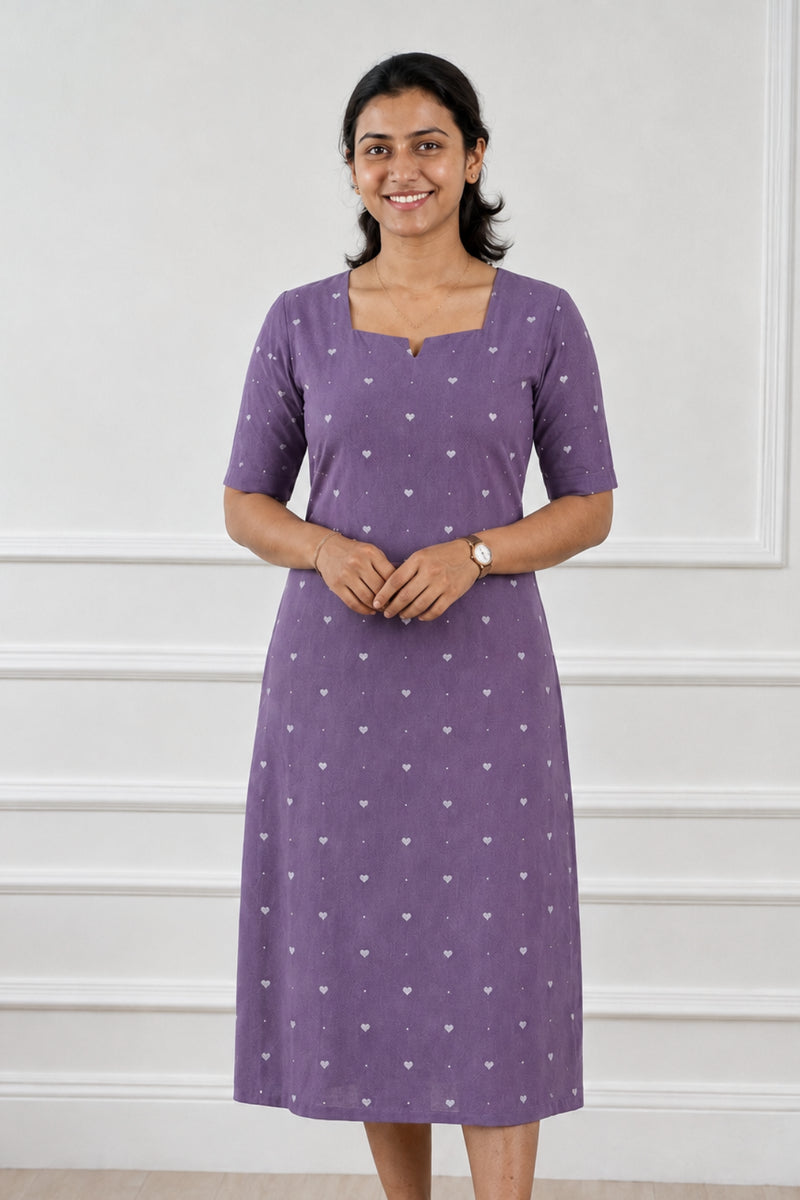 Lilac Whisper Feeding Dress