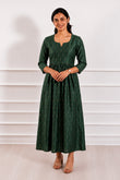 Sage Zari Feeding Dress