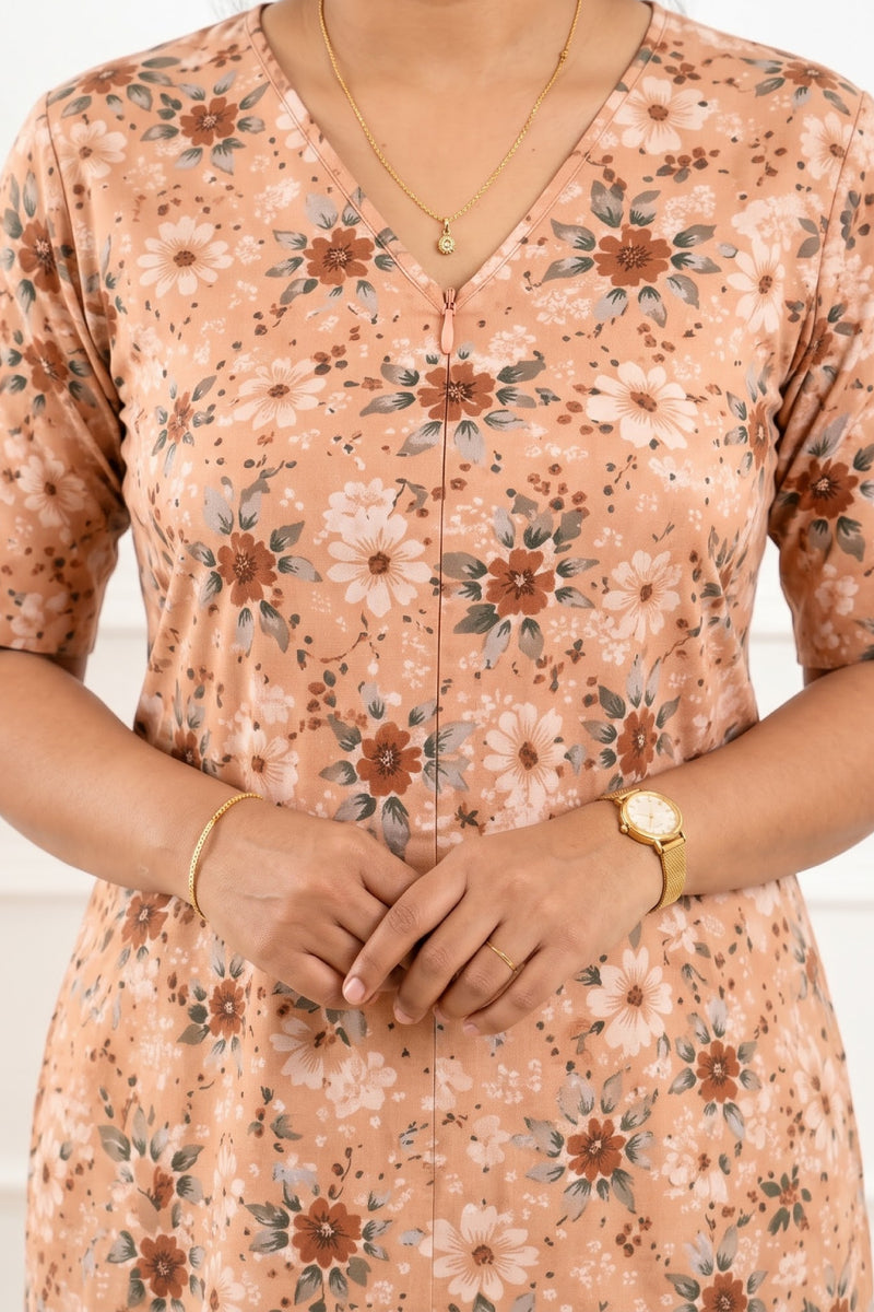 Petal Haze Feeding Dress