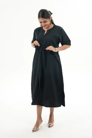 Noir Breeze Feeding Kaftan