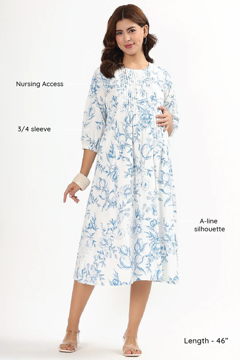 Bluebell Bloom Feeding Dress