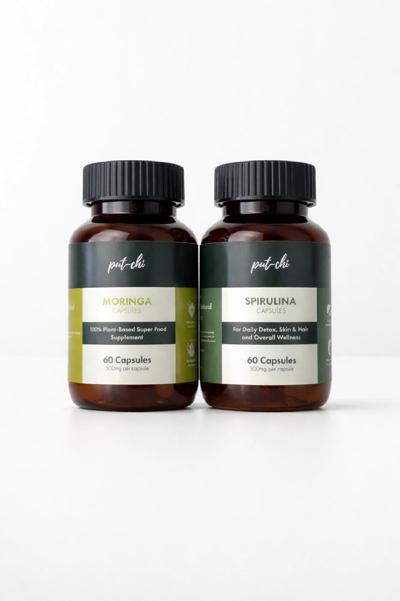 Daily Wellness Starter Kit -  Moringa & Spirulina Capsules