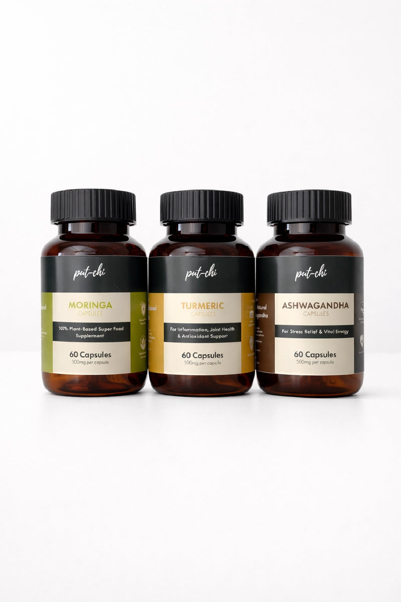 Women’s Wellness Kit –  Moringa,  Ashwagandha & Turmeric Capsules