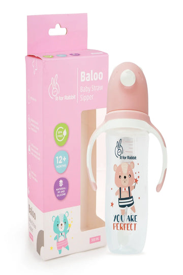 Premium Baloo Baby Straw Sipper Bottle