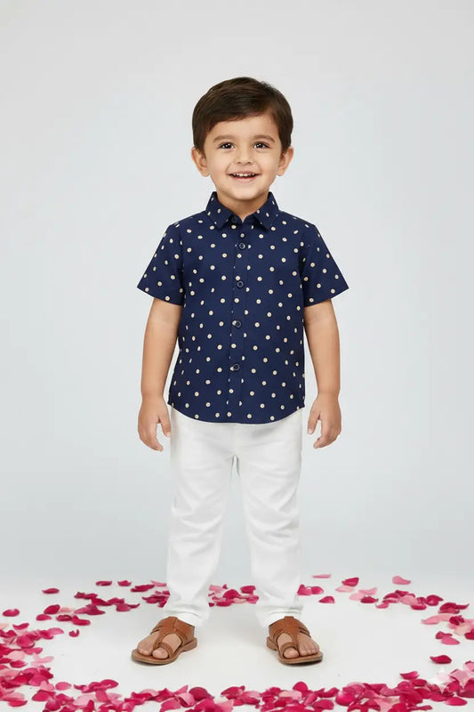 Sapphire Silk Shirt & pant set