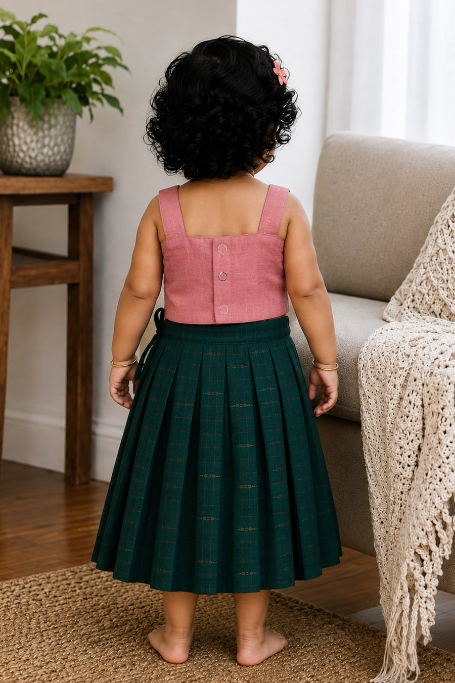 Serena Top and Skirt Set