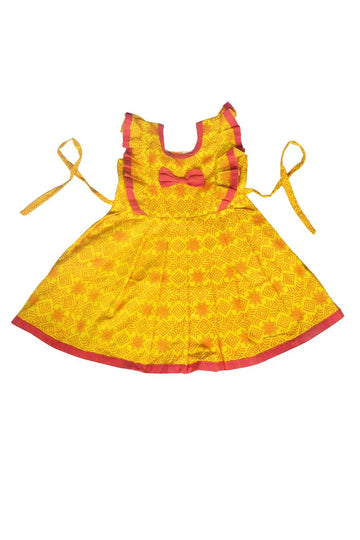 Summer Sunshine - Pink and Yellow Cotton Frock