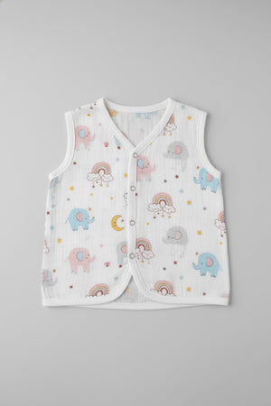 Muslin Sleeveless Jabla