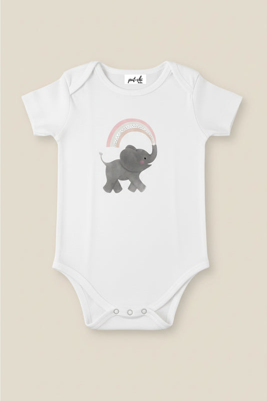 Ellie's Rainbow knitted Onesie