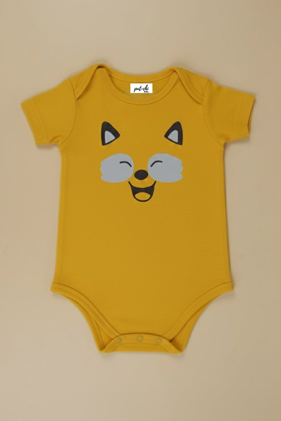 Foxy Cuddles knitted Onesie