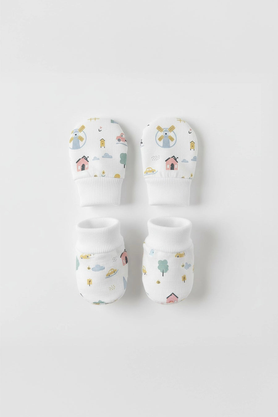 Tiny Town mittens and booty