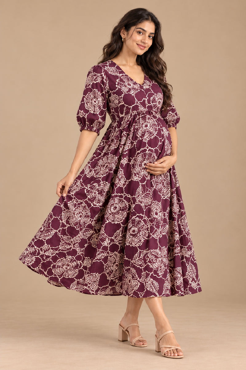 Vanya Maternity and Feeding Dress