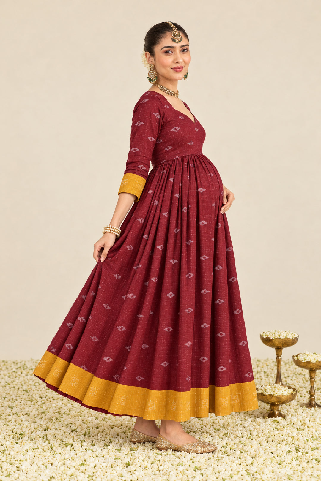 Vizha Maternity and Feeding Anarkali