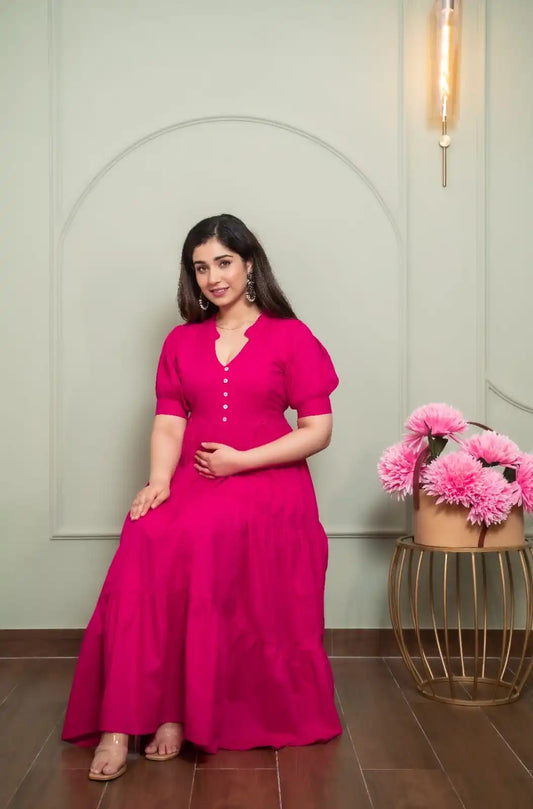 Jazzy Pink Feeding Dress