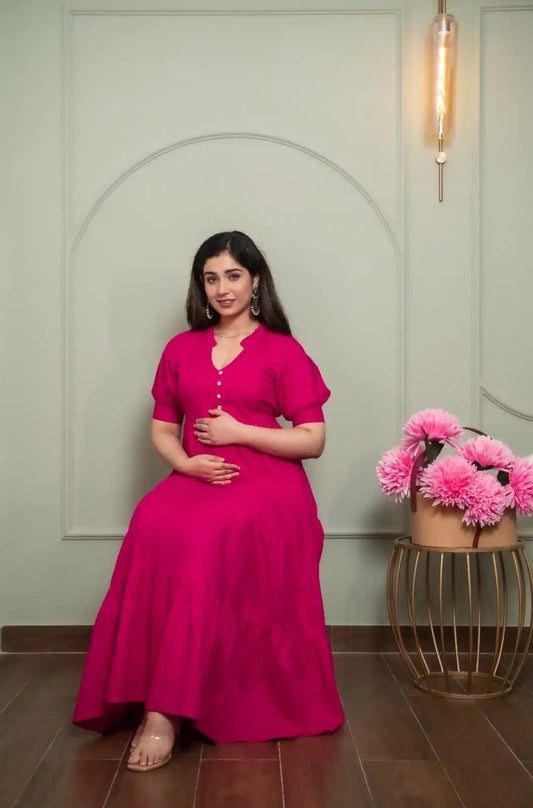 Jazzy Pink Feeding Dress