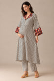 Zohra Maternity and Feeding Co-ord Set