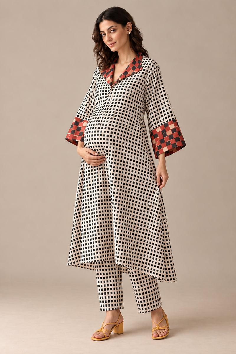 Zohra Maternity and Feeding Co-ord Set
