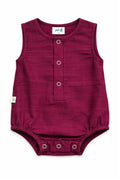 Berry Dusk Silk Romper