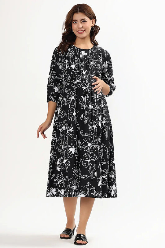 Black Orchid Feeding Dress