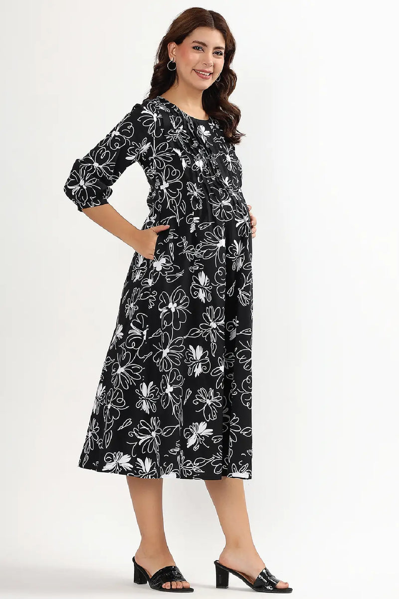 Black Orchid Feeding Dress