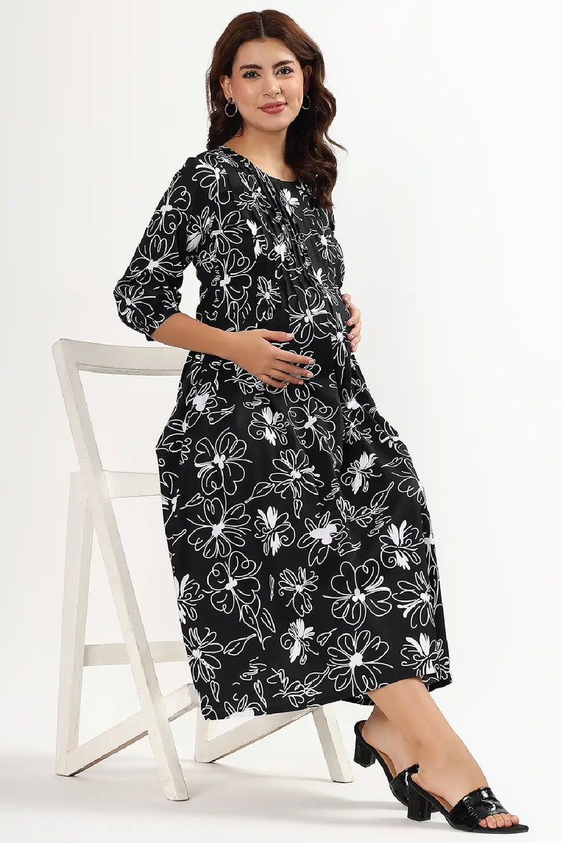 Black Orchid Feeding Dress