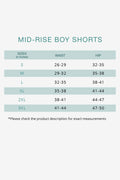 Mid-rise, High Coverage Bamboo Boy Shorts - Jet Black