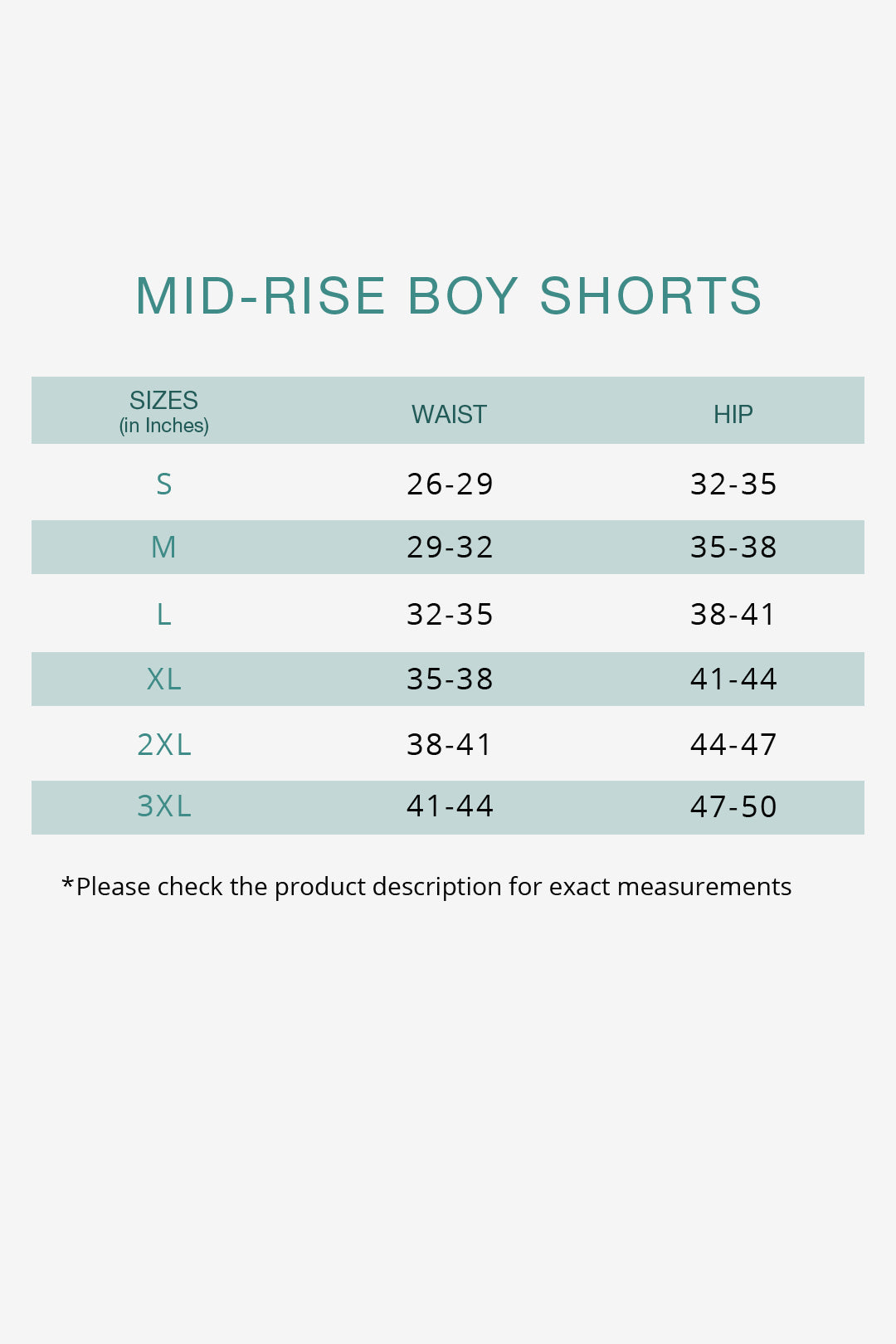 Mid-rise, High Coverage Bamboo Boy Shorts - Jet Black