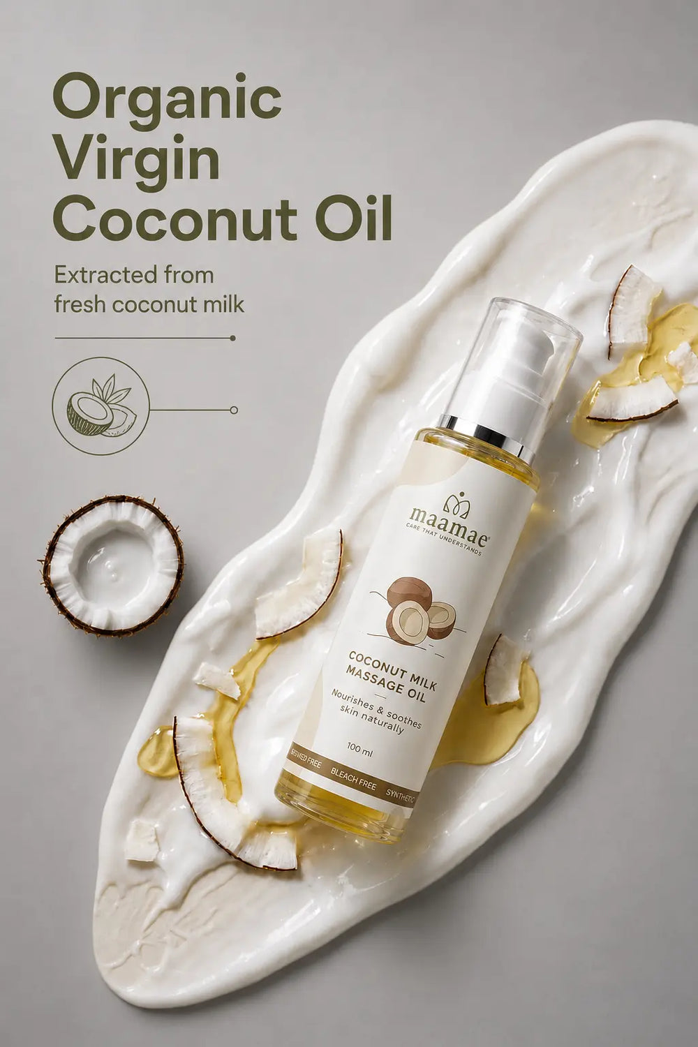 Coconut Milk Massage Oil